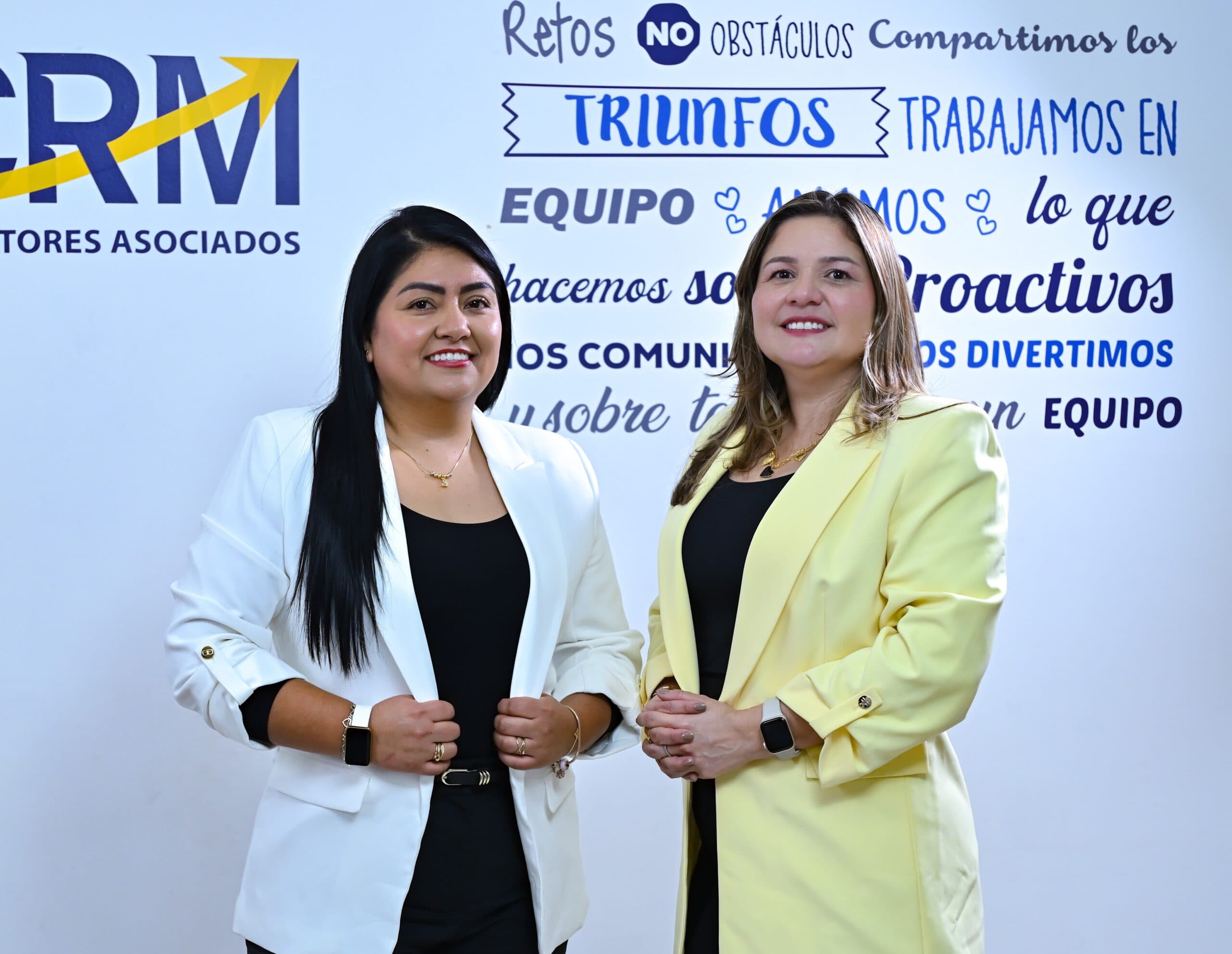 Alexandra Rodríguez y Sussan Cerquera, socias fundadoras de CRM Consultores Asociados